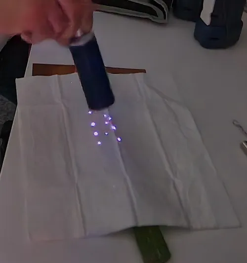 Energetic Corrector Beispiele für das Leuchten der Punkte bei Pflanzen 3