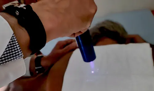 Energetic Corrector Beispiele für das Leuchten der Punkte bei Menschen 1