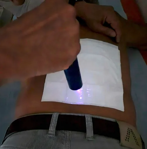 Energetic Corrector Beispiele für das Leuchten der Punkte bei Menschen 2